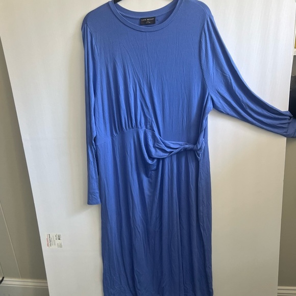 Lane bryant Twist-Waist Ribbed Midi Dress size 18/20 - Picture 4 of 8